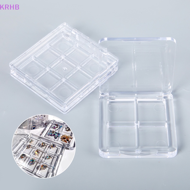 Hộp Rỗng Đựng Phụ Kiện Trang Trí Móng Nghệ Thuật 4 / 9 Ngăn Mới