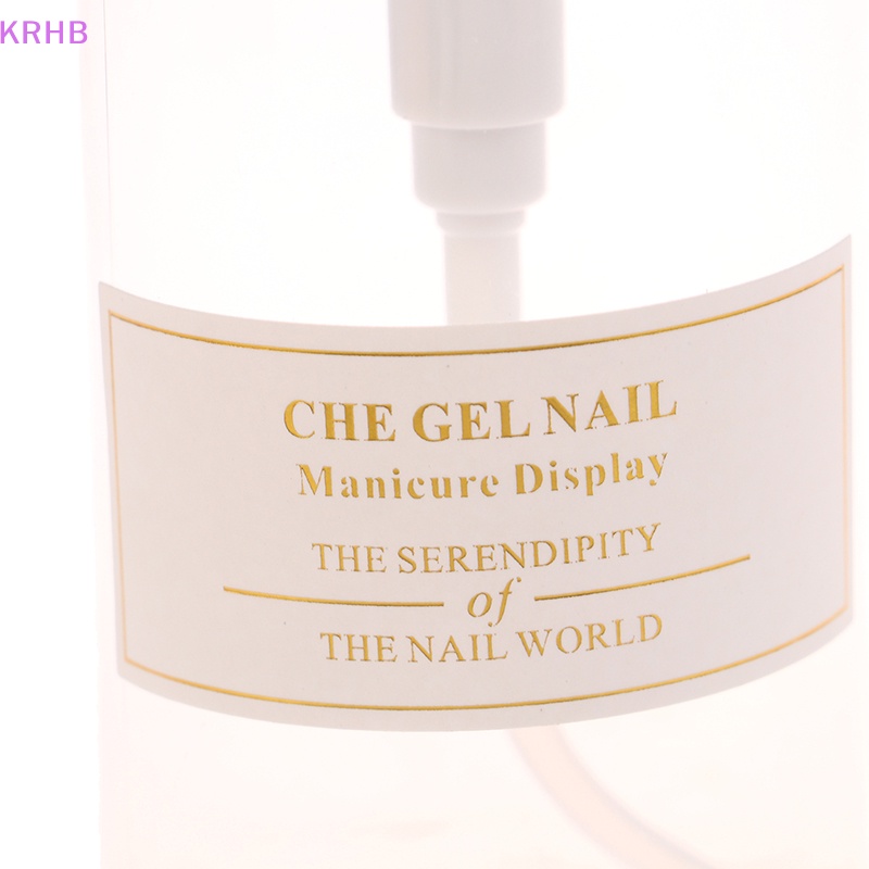 Chai Rỗng Dạng Nhấn Đựng Dung Dịch Vệ Sinh Móng Tay Có Thể Tái Sử Dụng Mới