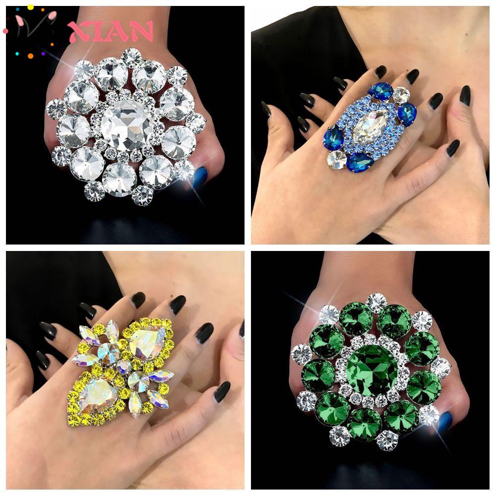 Xiatin Ống Kính Cường Lực Kích Thước Lớn|Nhẫn Hở Thiết Kế Sang Trọng Thời Trang Cho Nữ