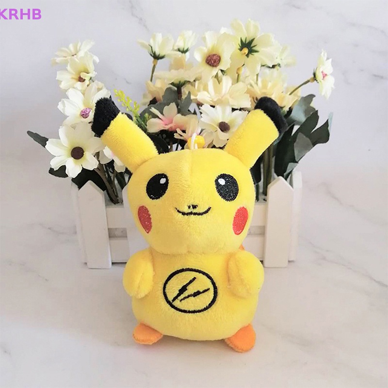1 Móc Khóa Hình Pikachu Nhồi Bông Kích Thước 15cm Mới
