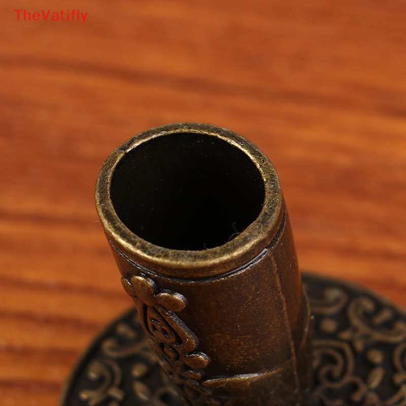 [Thevalifly] Giá Đỡ Bút Chèn Tròn Bằng Kim Loại Lông Vũ Cổ Điển Bán Chạy