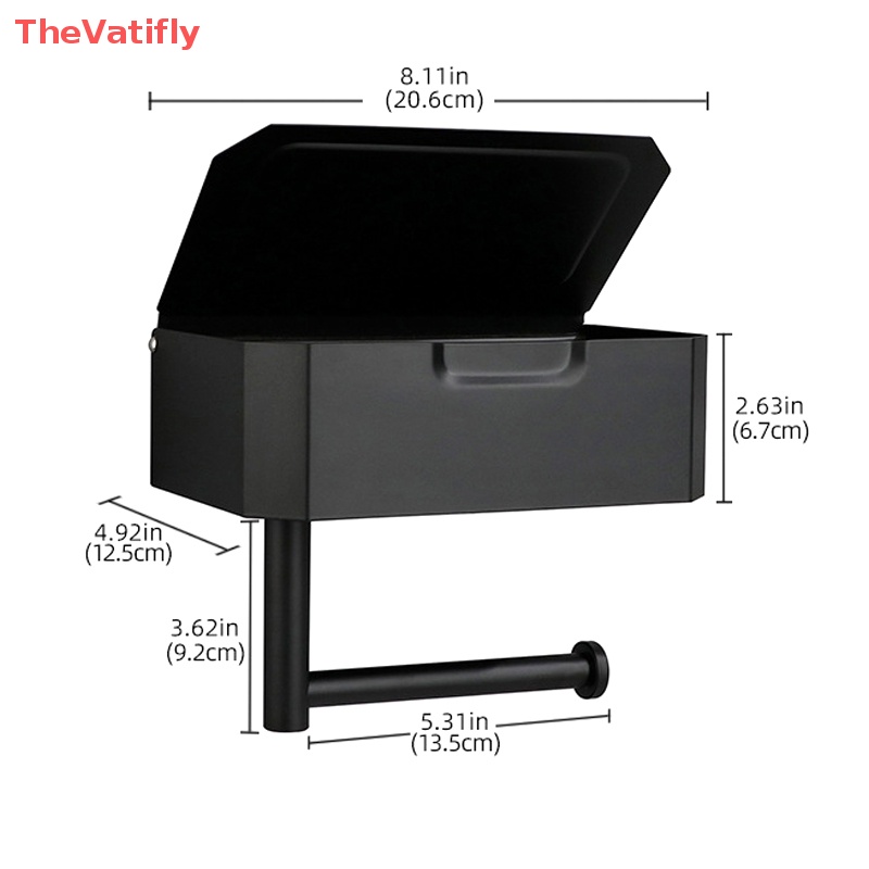 Giá Đỡ Cuộn Giấy Vệ Sinh Gắn Tường Tiện Dụng Cho Phòng Tắm