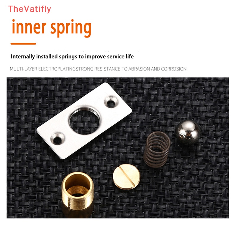 [Thevalifly] Chặn Cửa Bằng Thép Không Gỉ Từ Tính Chất Lượng Cao Cho Phòng Tắm / Tủ Quần Áo KTV