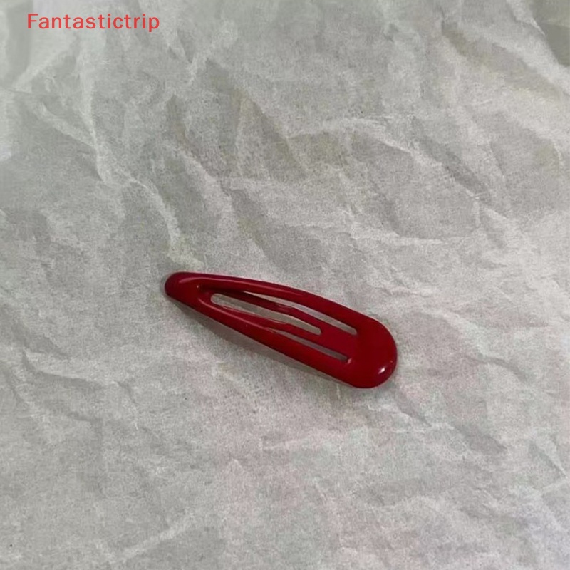 [Fantastictrip] Set 5 Kẹp Tóc Hình Ngôi Sao Đỏ May Mắn Bằng Kim Loại Cho Nữ Dự Tiệc Mới