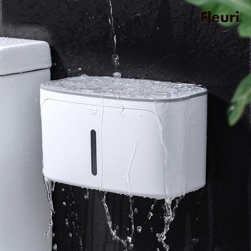 Giá Đỡ Cuộn Giấy Vệ Sinh Gắn Tường Không Cần Đục Lỗ Tiện Dụng Cho Gia Đình