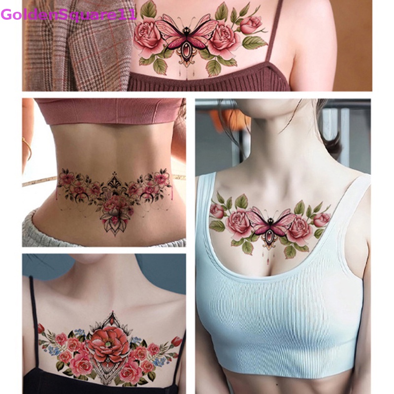 Hình Xăm Dán Tạm Thời Hình Hoa Chống Nước