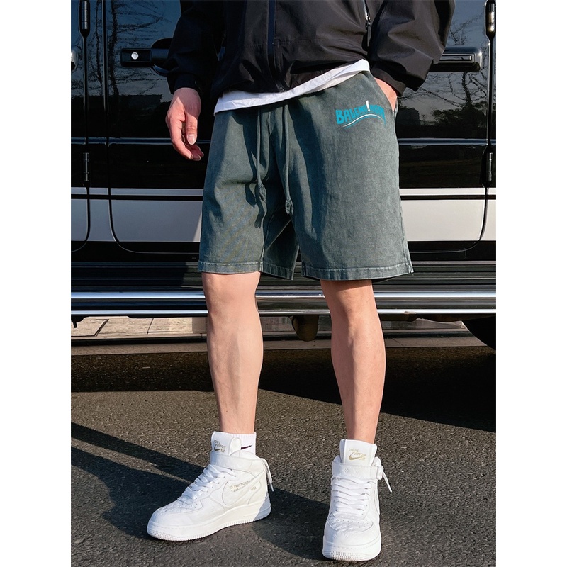 Quần Short Nước In Họa Tiết Cổ Điển Phong Cách Mỹ Mới B-L88G-A &amp; - 2023