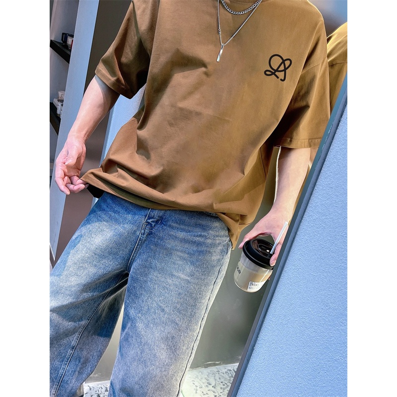 Áo Thun Tay Ngắn Cổ Tròn L-o88e-w &amp; - 2023 Thời Trang Xuân Hè