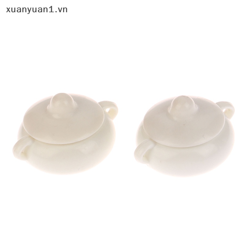Bộ Nồi Chảo Nấu Ăn Tỉ Lệ 1: 12 Xinh Xắn Cho Nhà Búp Bê