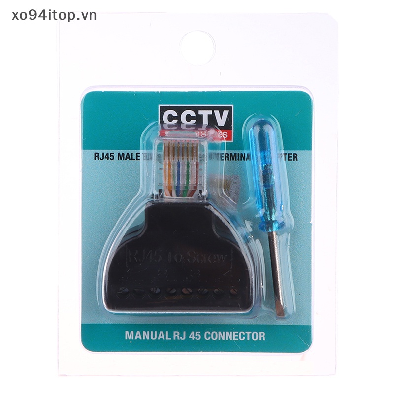 Đầu Nối Dây Cáp Mạng Kỹ Thuật Số RJ45 Male Sang 8 Pin AVF