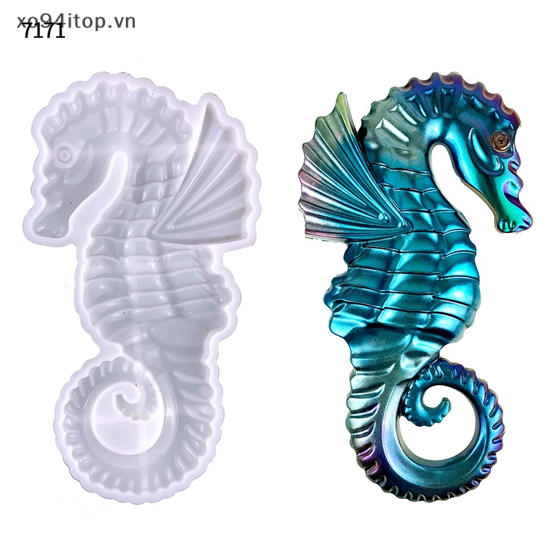 Khuôn Silicon Tạo Hình Vỏ Sò Cá Heo 3D DIY