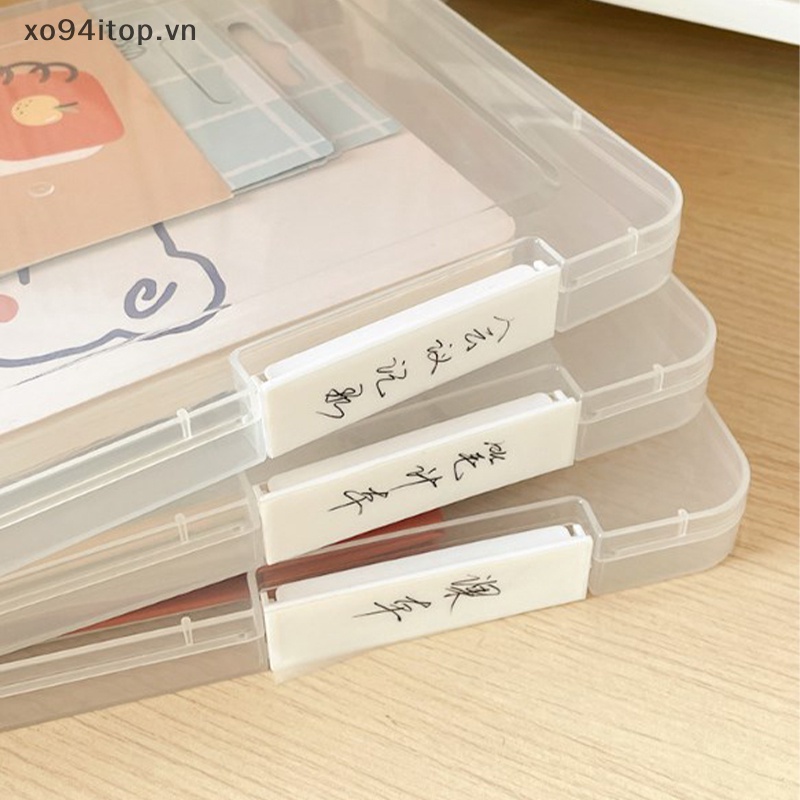 Hộp Nhựa Đựng Tài Liệu Để Bàn Tiện Dụng Cho Văn Phòng