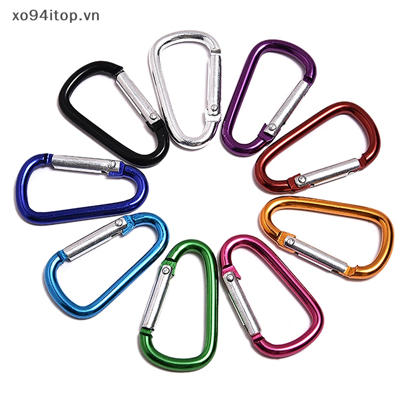 Móc Khóa Carabiner Chữ D Bằng Hợp Kim Nhôm Đa Năng