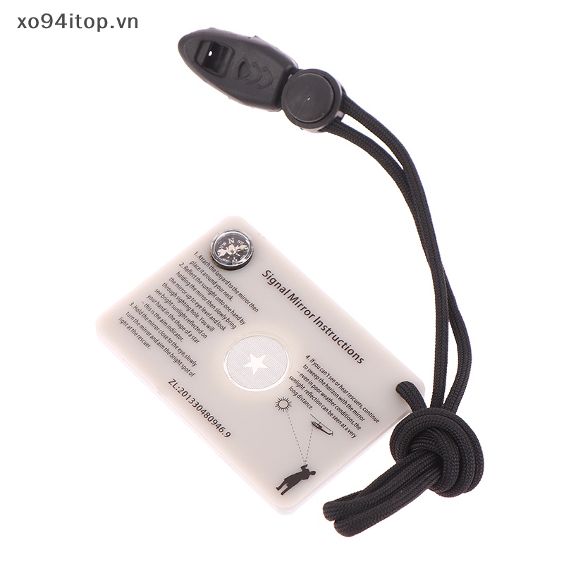 Xoitop 1 Dụng Cụ Gương Sinh Tồn Hoang Dã Tích Hợp La Bàn Mang Đi Cắm Trại