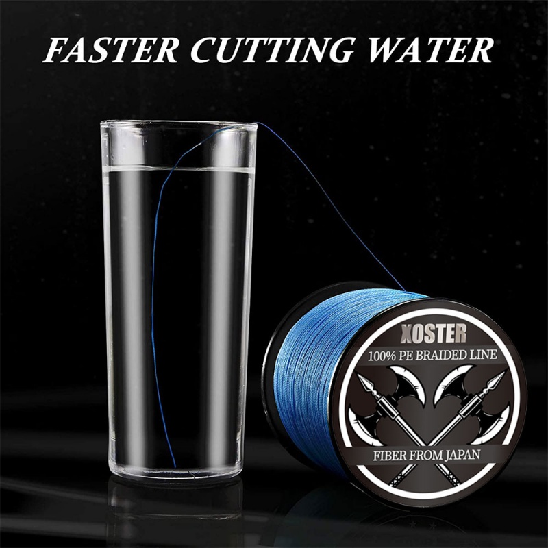 Cuộn Dây Câu Cá Bện 8 Sợi 100% 300M 500M Chất Liệu PE