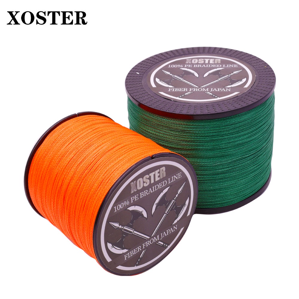 Cuộn Dây Câu Cá Bện 4 / 8 Sợi PE 300M 500M 1000M Nhiều Màu Sắc