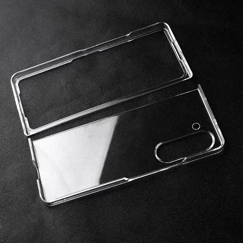 Ốp Điện Thoại PC Cứng Trong Suốt Cho Samsung Galaxy Z Fold 5 4 3 2 Fold4 Fold3 Fold5 5G