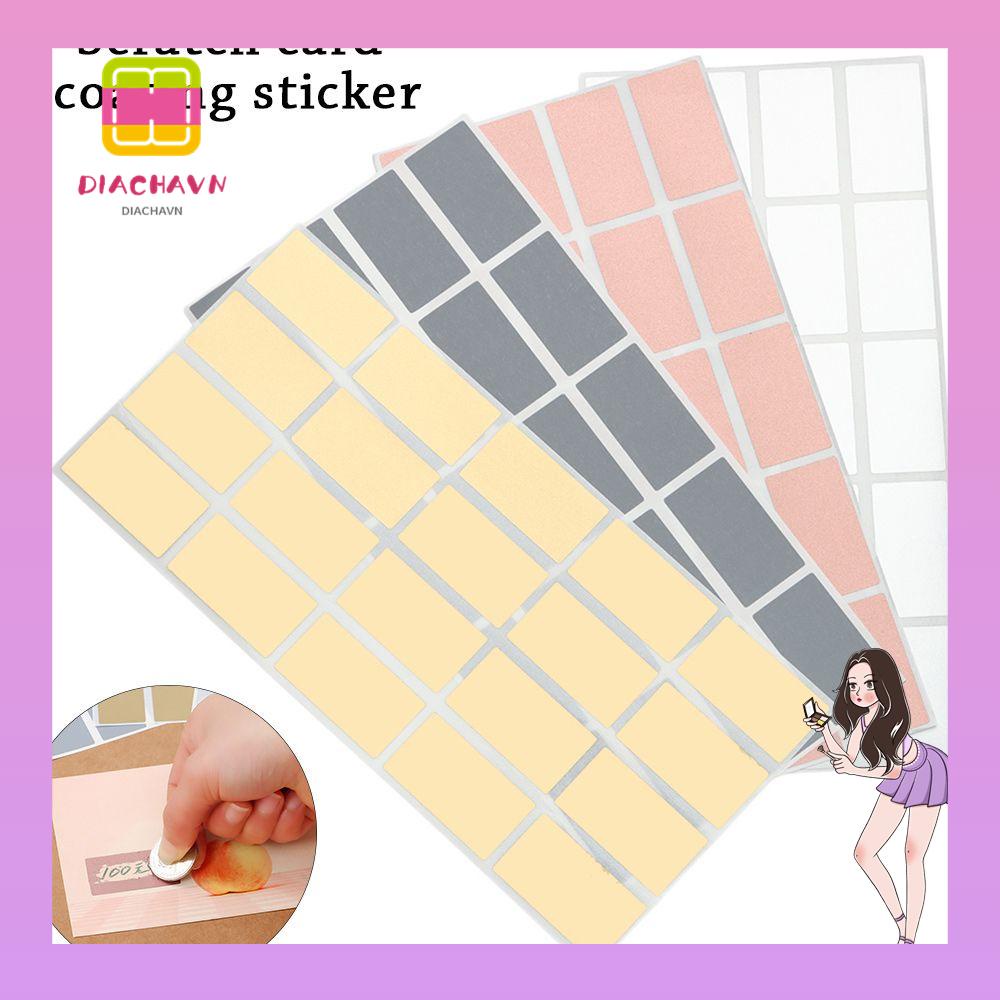 Set 100 Miếng Dán Hình Chữ Nhật Chống Trầy Xước DIY