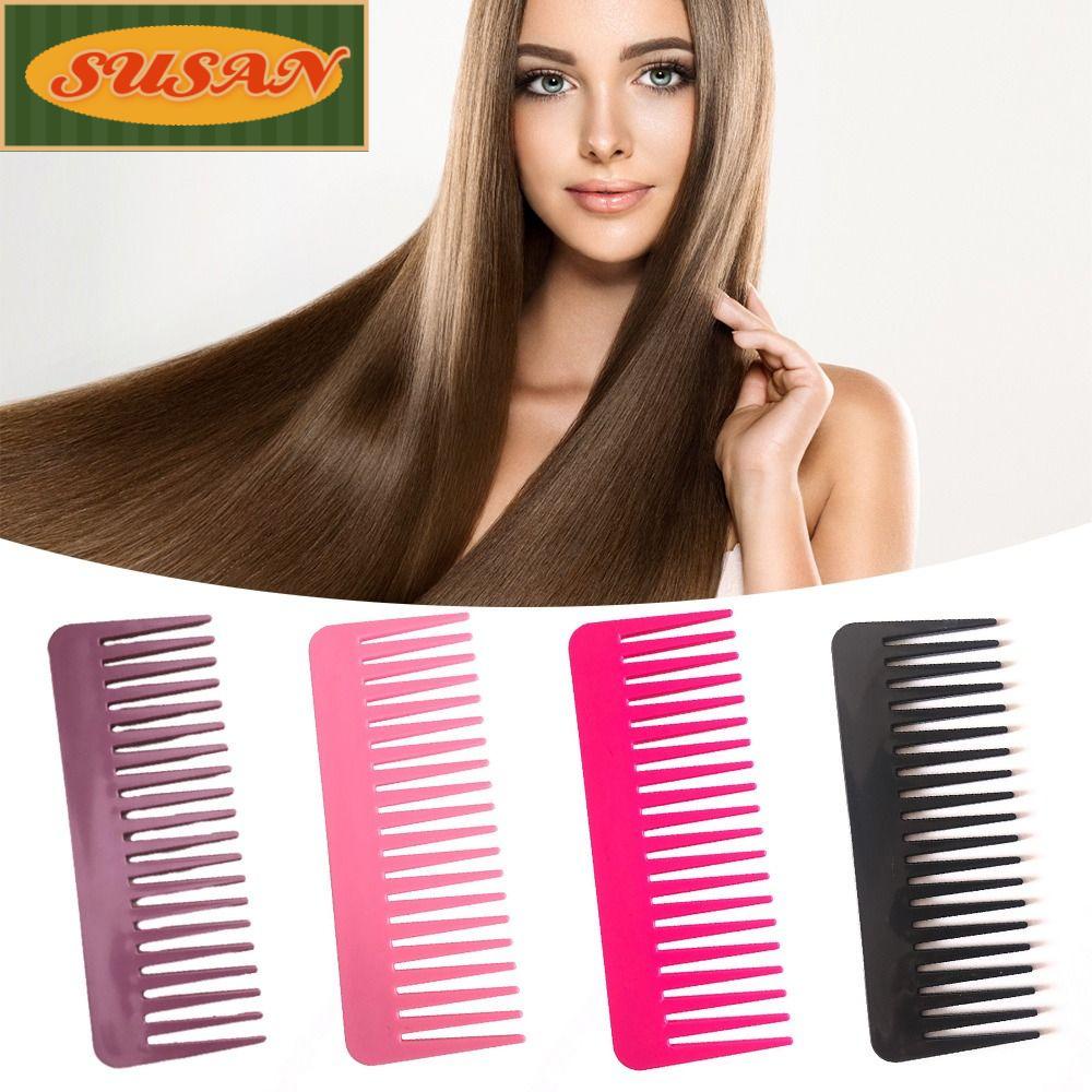 Lược Chải Tóc Bằng Nhựa Răng Thưa Chuyên Nghiệp Cho Salon