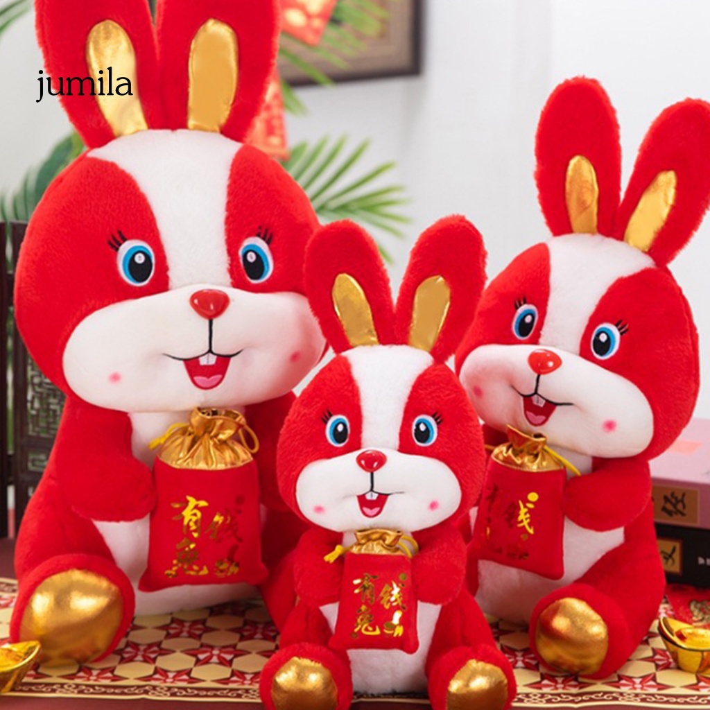 Thỏ Nhồi Bông Thiết Kế Xinh Xắn Dễ Thương