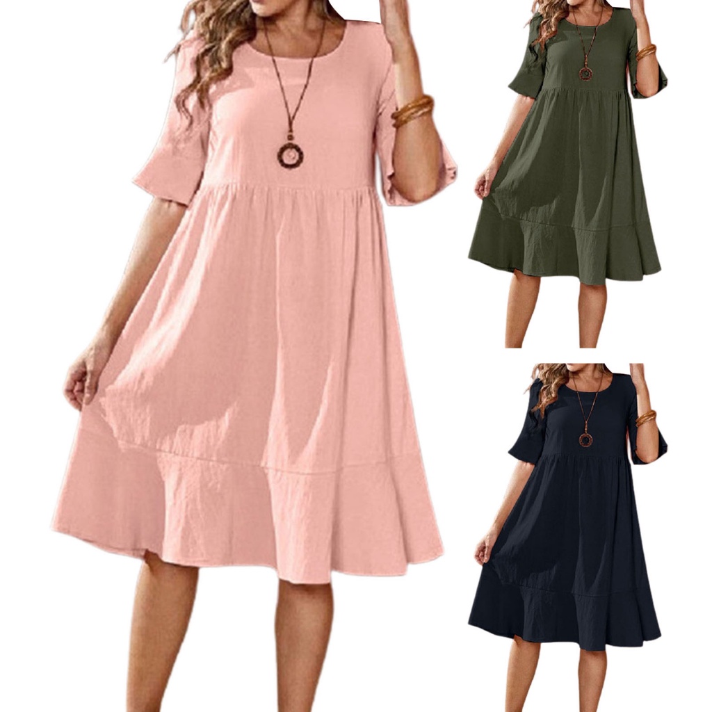 Váy Chui Đầu Cổ Tròn ancrowd.mx