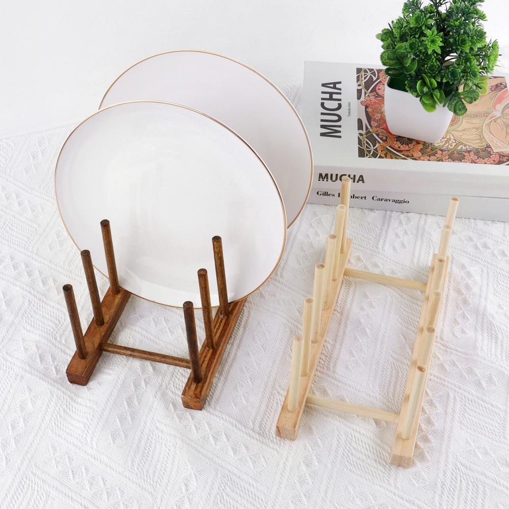 1 Kệ Gỗ Phơi Khô Chén Dĩa Tiện Dụng