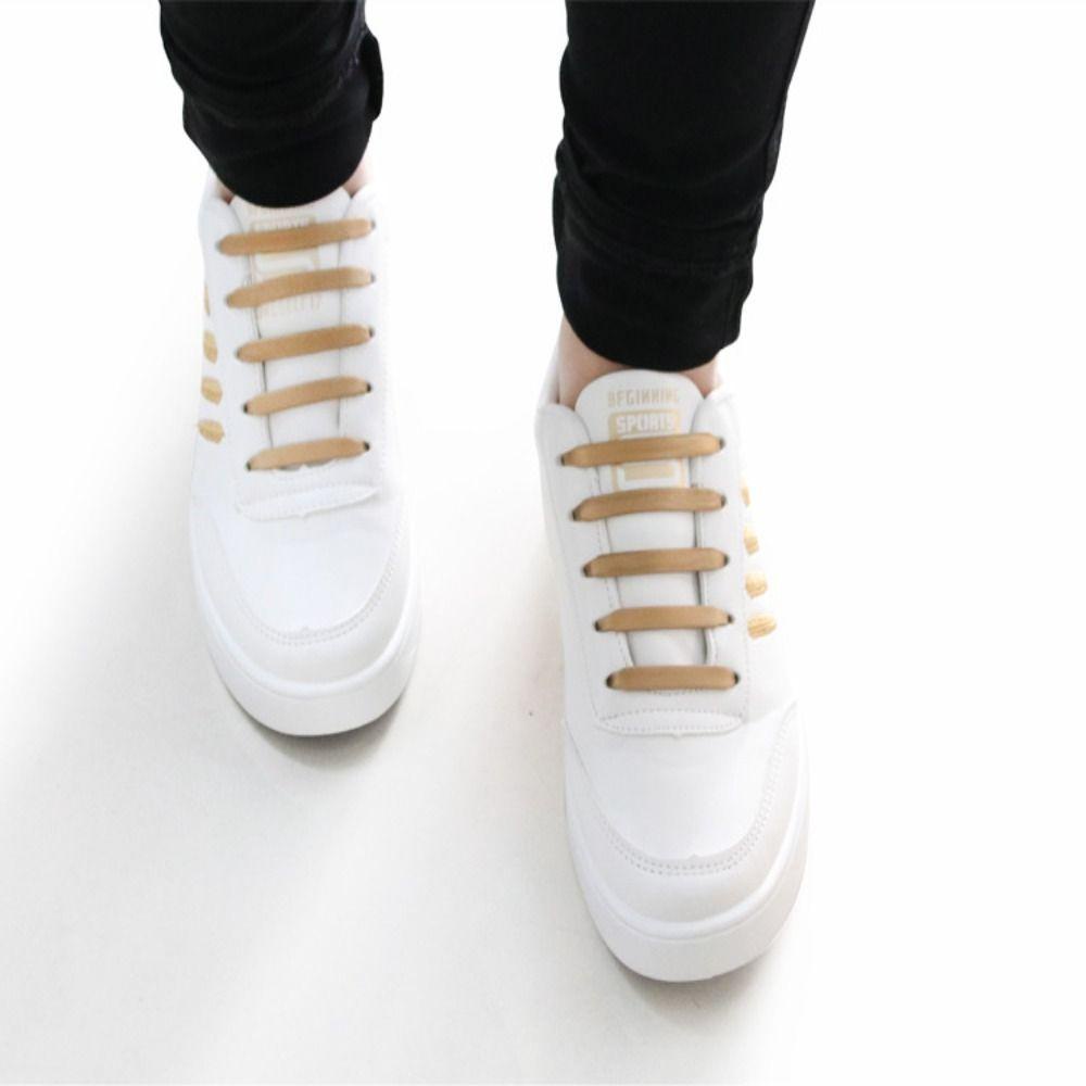 EUCA Dây Giày Thể Thao Bằng Silicone Co Dãn Không Cần Buộc