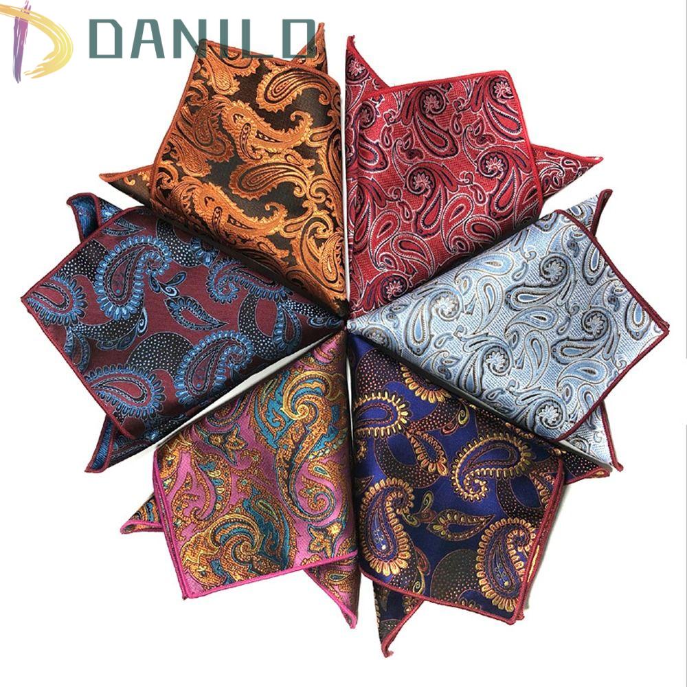 Danilo Khăn Tay Cotton Màu Trơn Phong Cách Cổ Điển Cho Nam