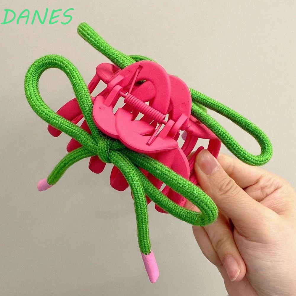 Kẹp Tóc Hình Nơ / Cá Mập Họa Tiết Hình Học Ngọt Ngào Thanh Lịch Cho Nữ