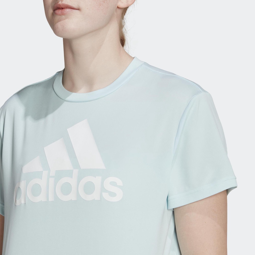 adidas Tập luyện Áo Thun Boyfriend Thể Thao AEROREADY Designed to Move Nữ Màu xanh da trời HN3884
