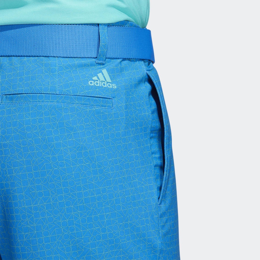 adidas Đánh gôn Quần Short Họa Tiết Trừu Tượng Nam Màu xanh da trời HA6129