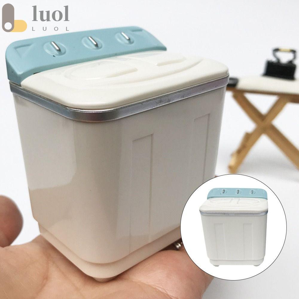 Mô Hình Máy Giặt Và Trống Mini Tỉ Lệ 1: 12 Trang Trí Nhà Búp Bê