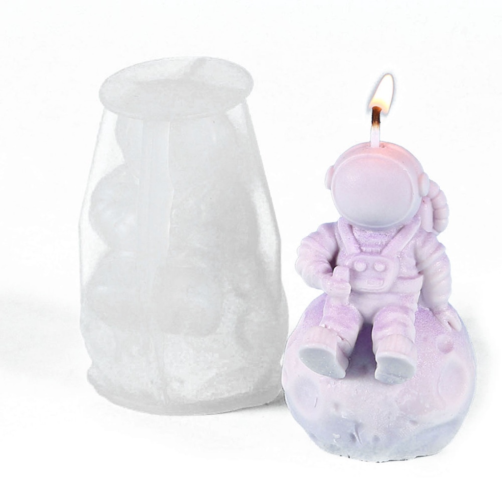 Khuôn Làm Nến / Sô Cô La / Đá Hình Phi Hành Gia Bằng