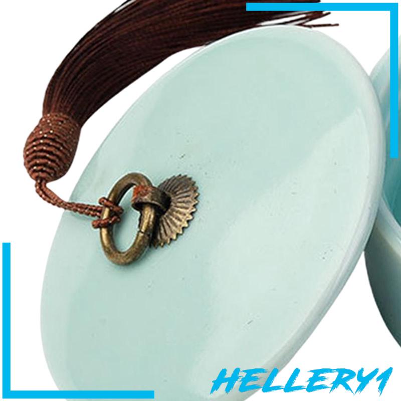 [Hellery1] Hộp Mực Viết Thư Pháp Bằng Sứ Có Nắp Đậy