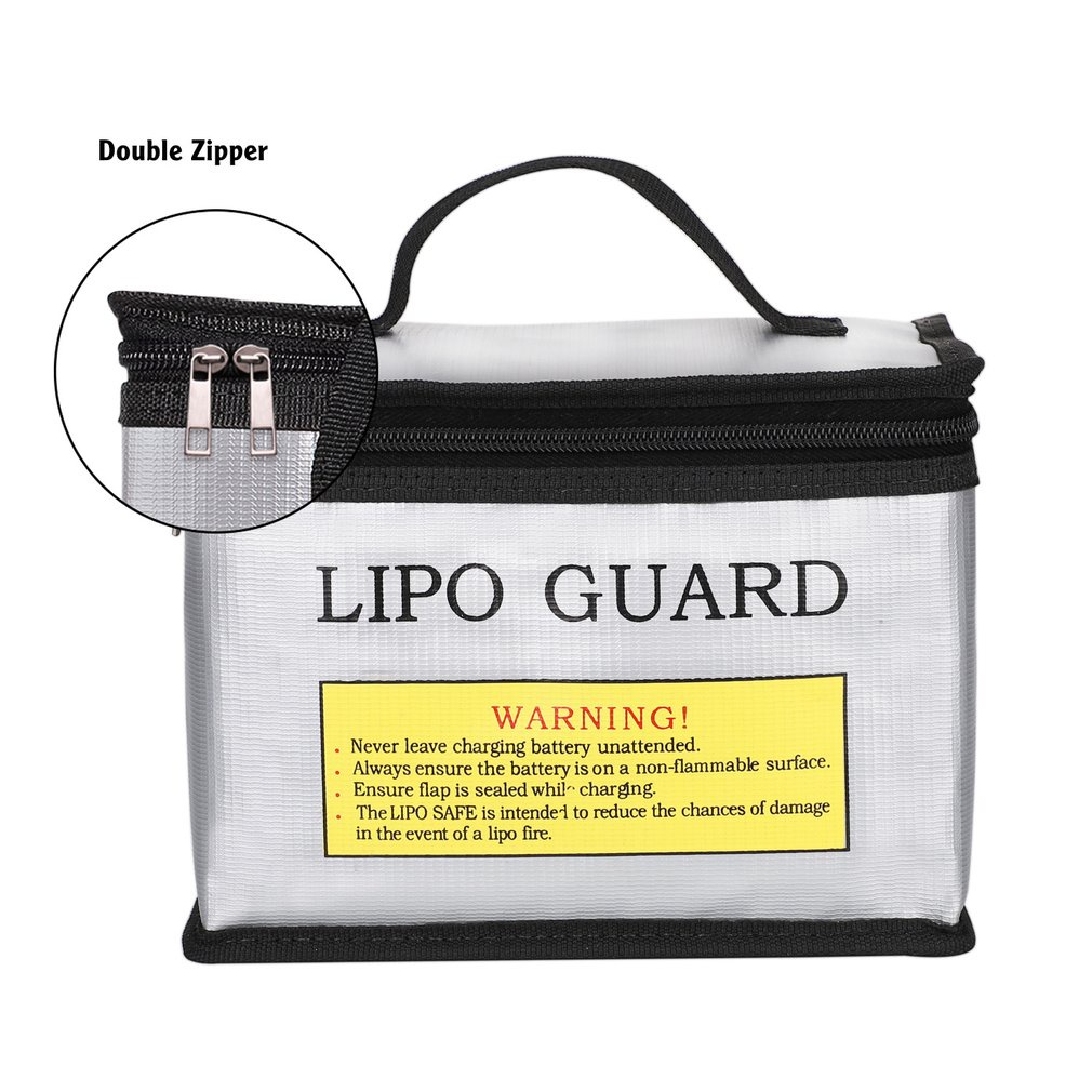 Lipo Battery Bag Safe Explosionproof Bags Storage Transport Charging Large Capacity Lithium Batteries Guard Container [Q/6]