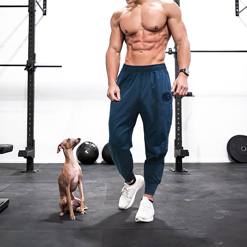 Quần Jogger Dệt Kim Thoáng Khí Nhanh Khô Thời Trang Cho Nam