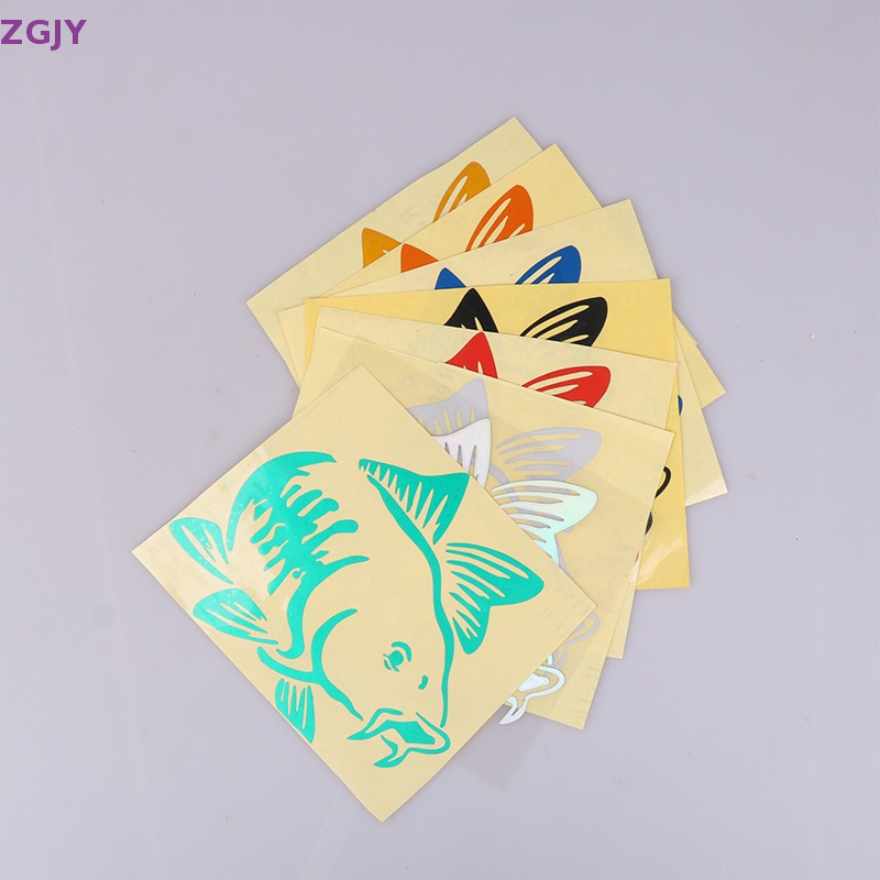 Đề Can Vinyl Dán Trang Trí Xe Hơi Hình Cá Chép Nghệ Thuật Mới