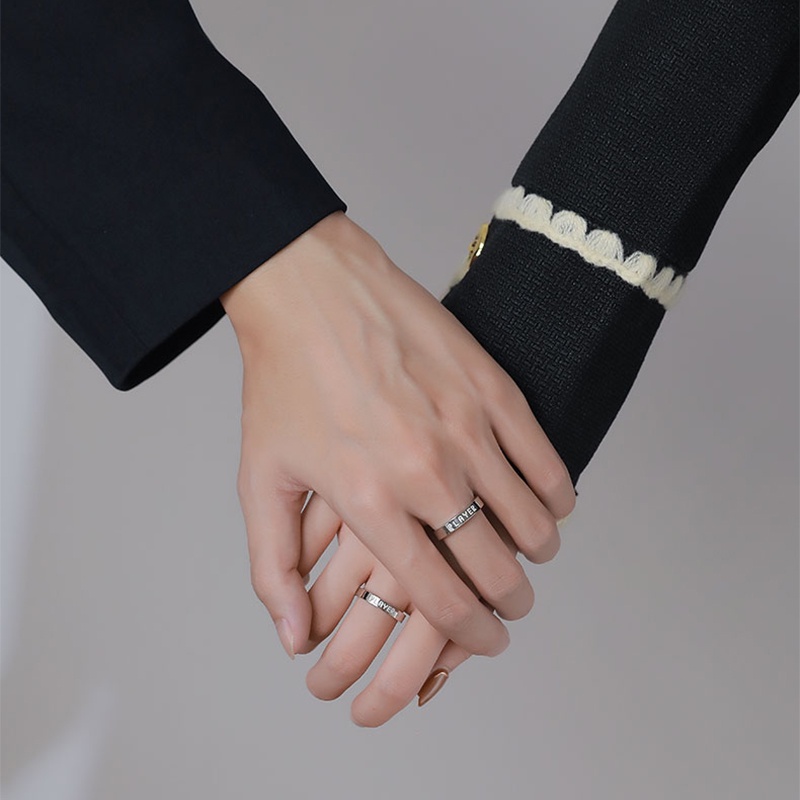 Nhẫn Dạ Quang Khắc Chữ Best Friend Thời Trang