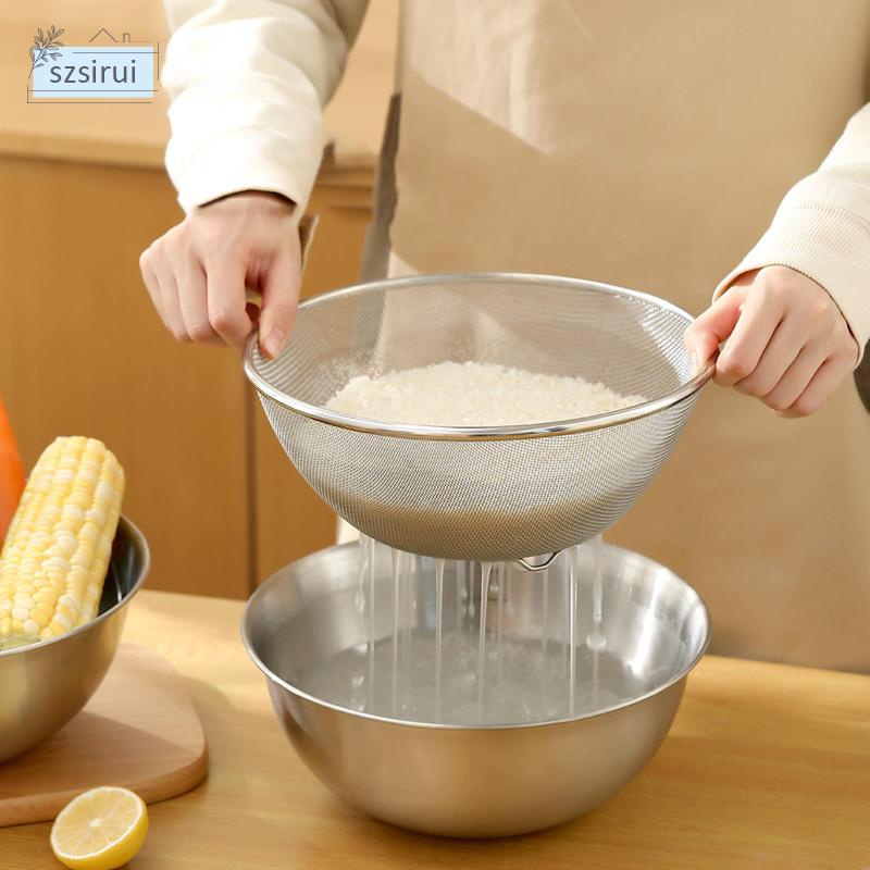 Bộ 2 Tô Đựng Trái Cây Bằng Thép Không Gỉ 304 Cao Cấp
