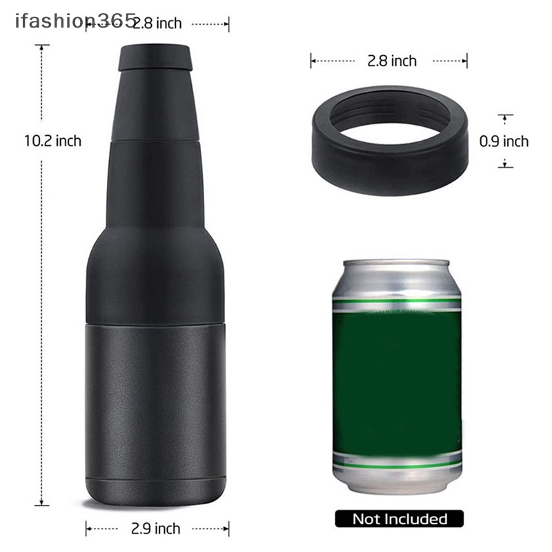 Giá Đỡ Lon Bia Bằng Thép Không Gỉ Hai Lớp Chân Không 2 Trong 1 ifashion365