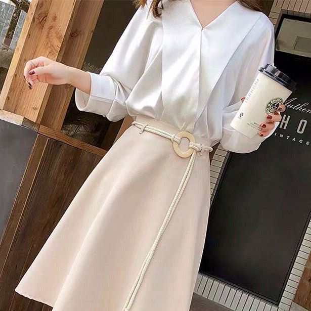 Thắt Lưng Dây Bện Khóa Tròn Phong Cách Hàn Quốc Thời Trang Cho Nữ