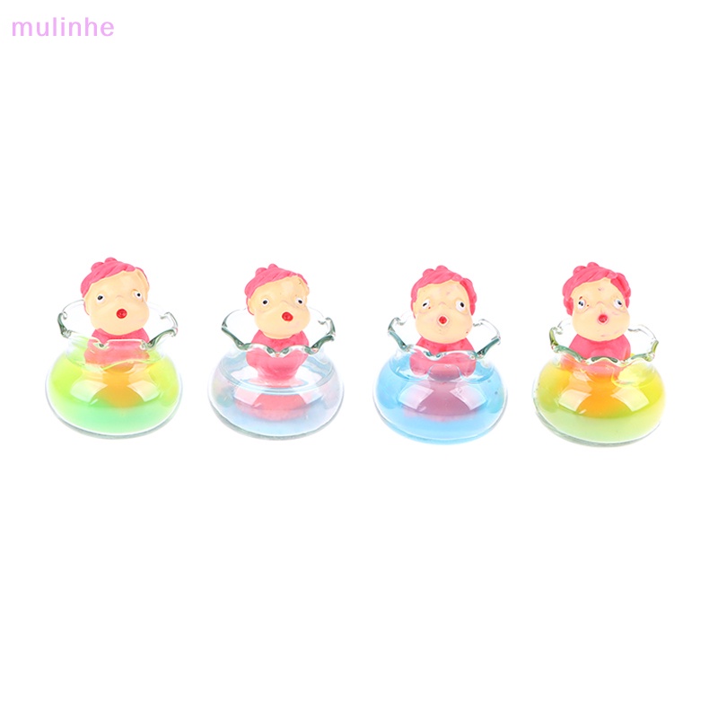 1 Mô Hình Ngựa Ponyo Dạ Quang Mini Bằng Nhựa Resin Trang Trí Tiểu Cảnh