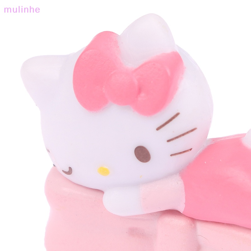 Set 6 Mô Hình Nhân Vật Hoạt Hình Sanrio Đang Nằm Bằng PVC