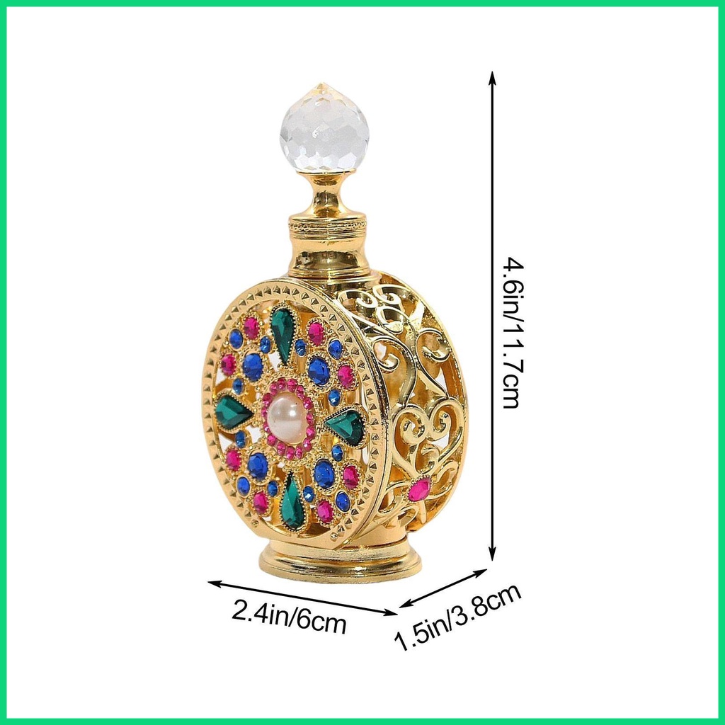 Chai Nước Hoa Dubai 15ml Bằng Kim Loại Cổ Điển Độc Đáo Cho Thanh Thiếu Niên / Bé Gái / Gia Đình jiwvn Jwvn