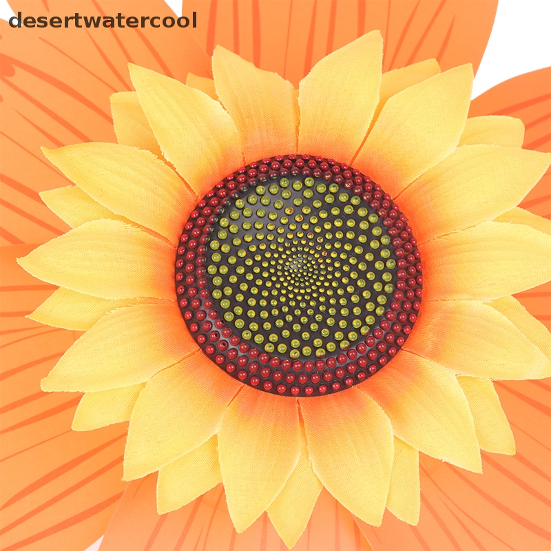 1 Bánh Đà Gió Hình Hoa Hướng Dương Nhiều Màu Cho Sân Vườn