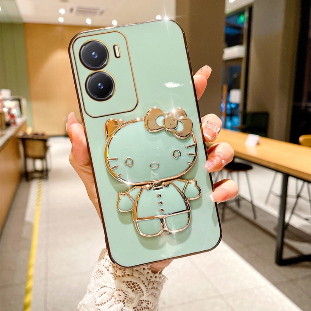 Ốp Điện Thoại Kèm Gương Cho Realme C55 C30 C33 C35 C21Y C25Y C30s Realme C11 2021 C15 C12 C25 C20 RealmeC2 Narzo 50A A1K X