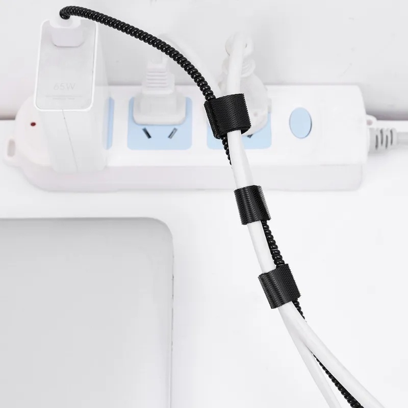 Cuộn Băng Quấn Dây Cáp Dữ Liệu / Điện Thoại Di Động Bằng Nylon Cắt Được Đa Năng Tiết Kiệm Không Gian