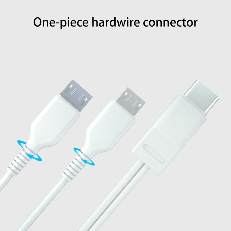 Dây Cáp Sạc Nhanh Và Truyền Dữ Liệu Type-C Sang 2 Micro USB Cho Điện Thoại Thông Minh / Máy Tính Bảng