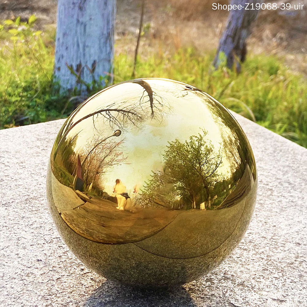 Quả Cầu Inox Phản Quang Màu Cầu Vồng Trang Trí Ngoài Trời