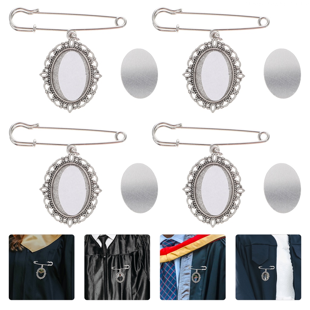 Bộ 4 Huy Hiệu Cài Áo Hình Tốt Nghiệp Xinh Xắn